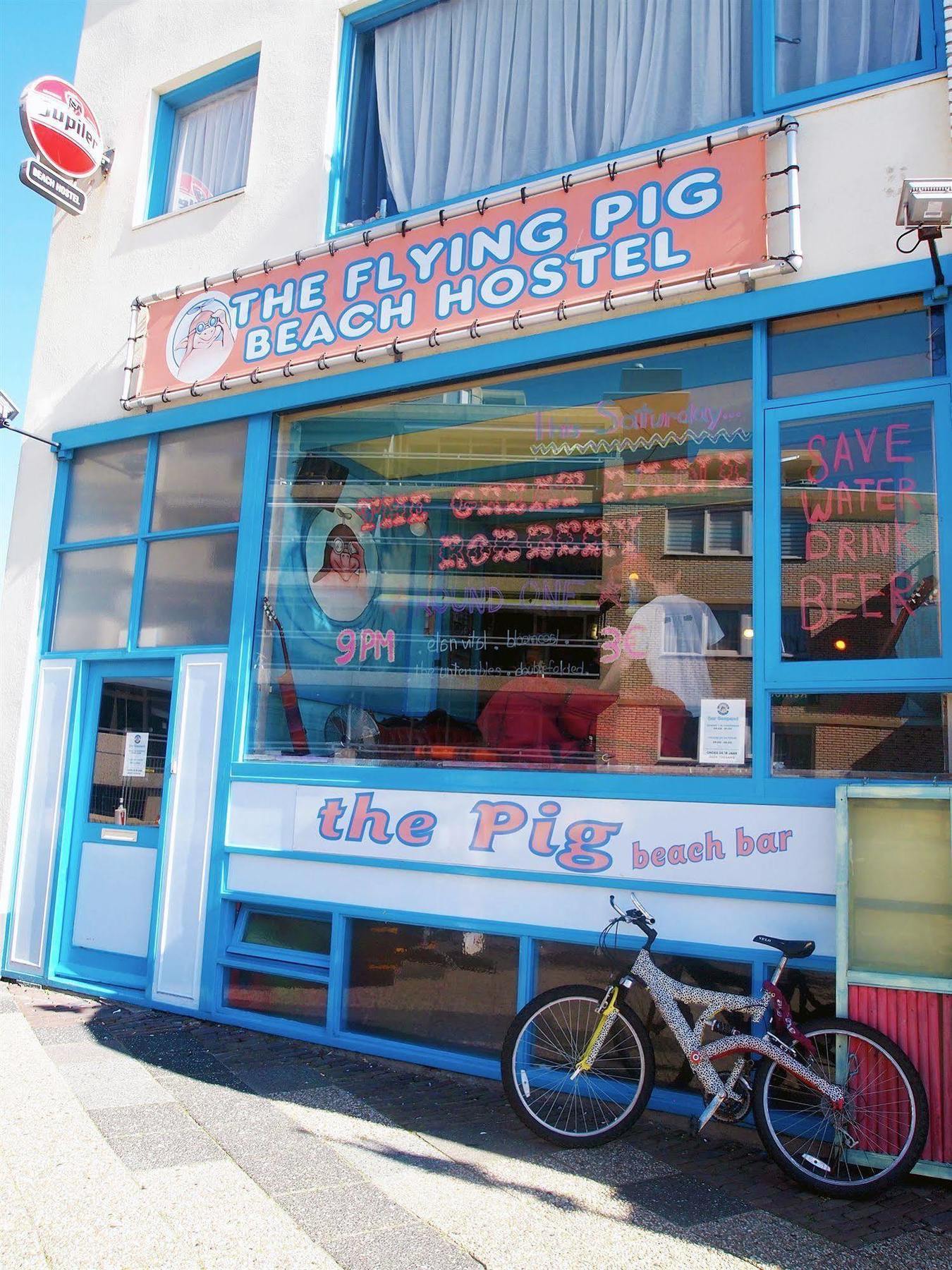 The Flying Pig Beach Hostel Noordwijk Eksteriør billede